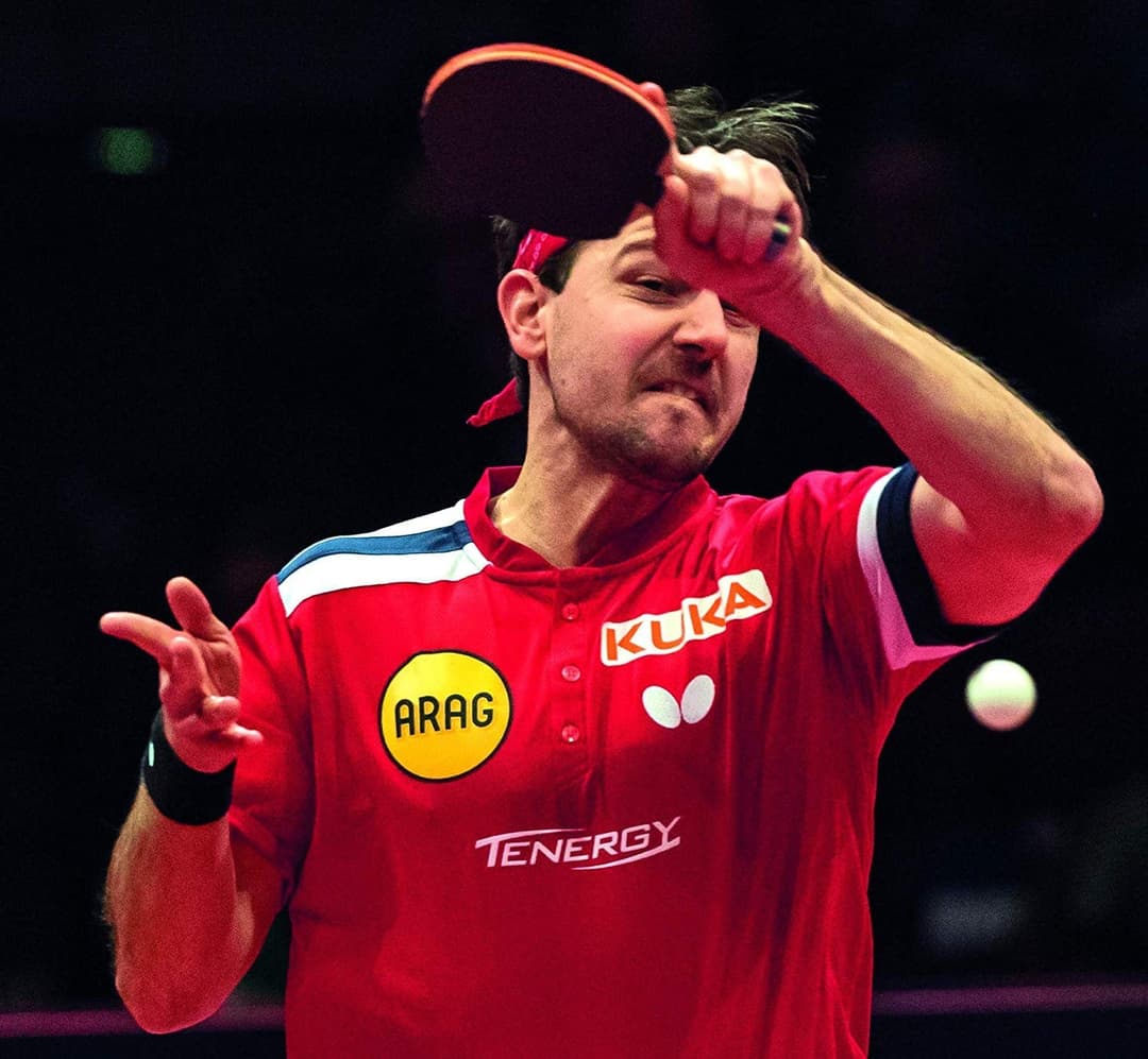 Butterfly Timo Boll SG55 Table Tennis Bat - Red And Black - Image 3