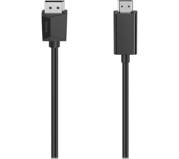 Hama Essential Line DisplayPort to HDMI Cable - 1.5m - Image 1