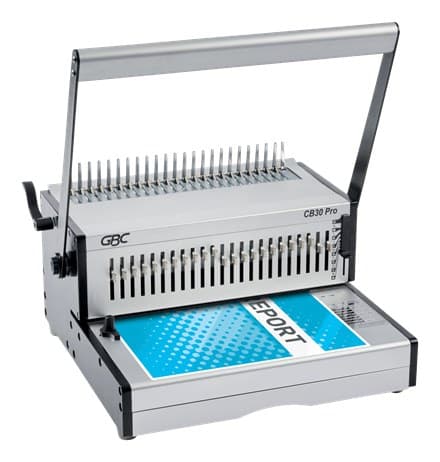GBC CB30 Pro Heavy Duty Manual Punch and Comb Binding Machine Capacity 500 A4 Sheets - Image 1