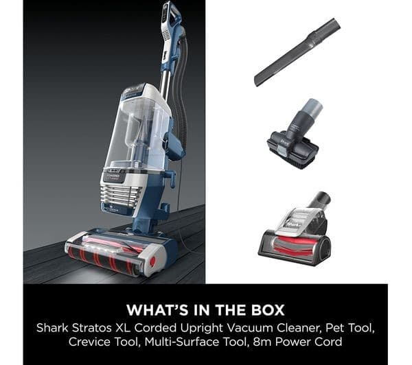 Shark Stratos XL AZ3000UKT Upright Vacuum Cleaner Blue - Image 7