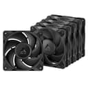 ARCTIC P12 Pro PST LN - 5 Pack - Low-Noise Premium Fan, 120 mm PWM Fan with Y-Cable Splitter, 450-2000 rpm, 0 rpm <5% PWM, Fluid Dynamic Bearing, 4-Pin - Black thumbnail 2