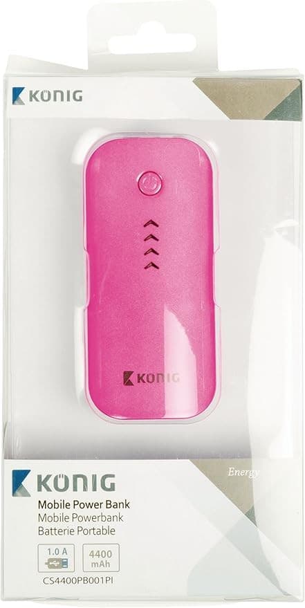 Royal CS4400PB001PI Power Bank Pink