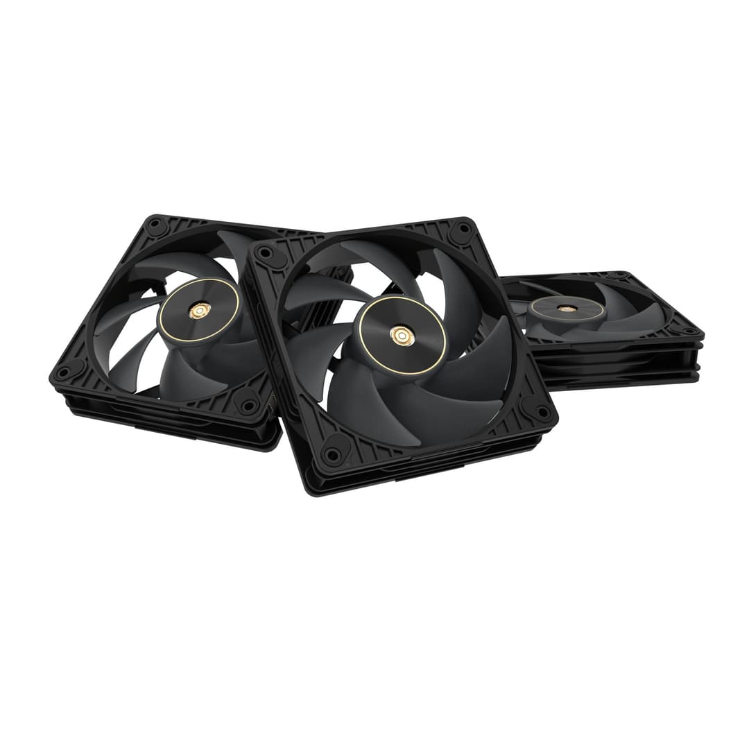 ASUS ProArt PF120 PWM 120mm PC Fan - Black 3-Pack - Image 1