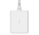 Belkin 108W GaN Multi-Device Charging Station – 2x USB-C & 2x USB-A Desktop Fast Charger - White thumbnail 2