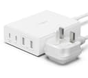 Belkin 108W GaN Multi-Device Charging Station – 2x USB-C & 2x USB-A Desktop Fast Charger - White thumbnail 3
