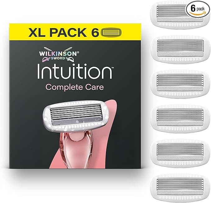 Wilkinson Sword Intuition Complete Care Women's Razor Blade Refills 6 Pack Hydra Boost - Image 1