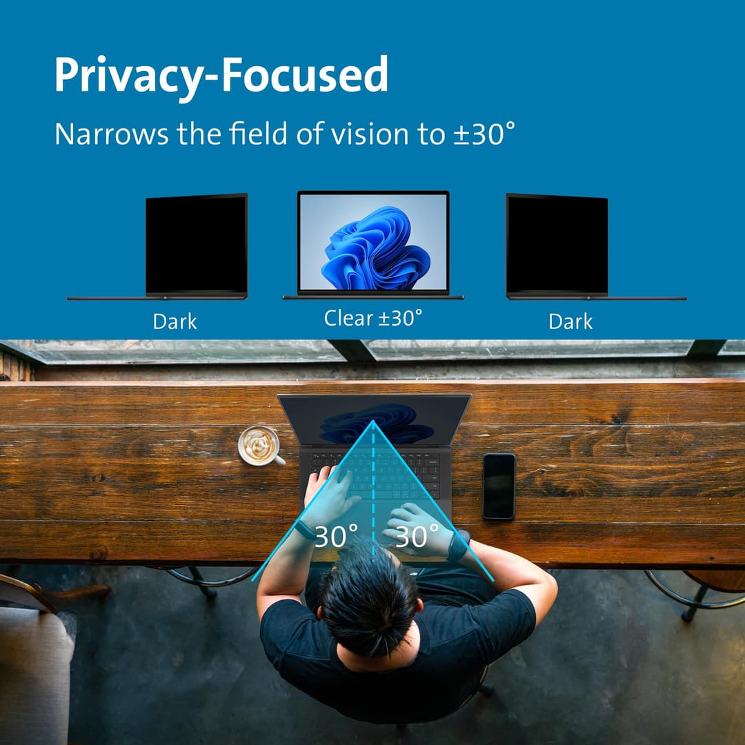 Kensington MagPro™ Magnetic Privacy Screen for 16.0” Laptops - 16:10 - Image 4