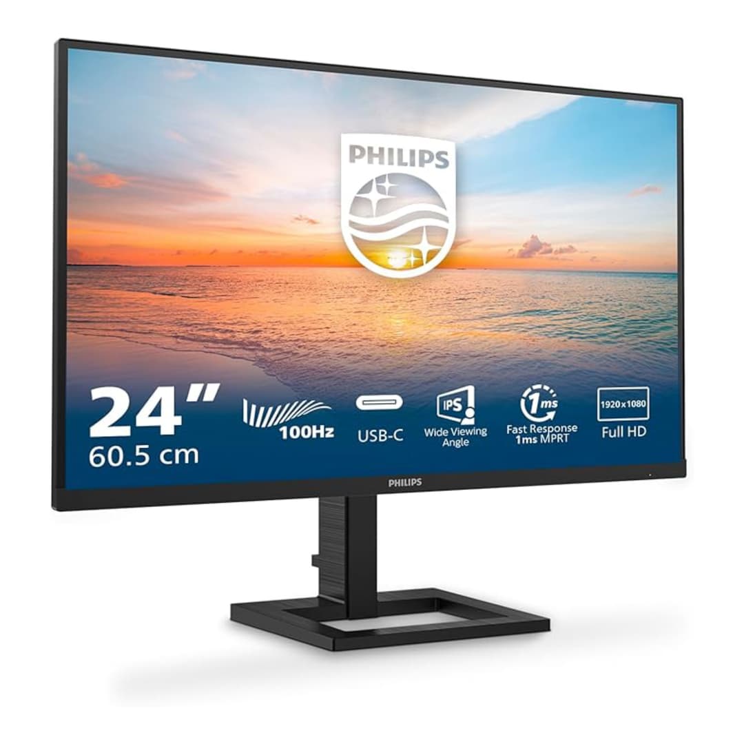 Philips 24E1N1300AE 23.8" Full HD 100Hz IPS 1ms USB-C Height adjustable LCD Monitor - Image 2
