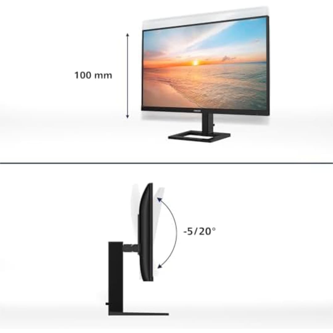 Philips 24E1N1300AE 23.8" Full HD 100Hz IPS 1ms USB-C Height adjustable LCD Monitor - Image 7