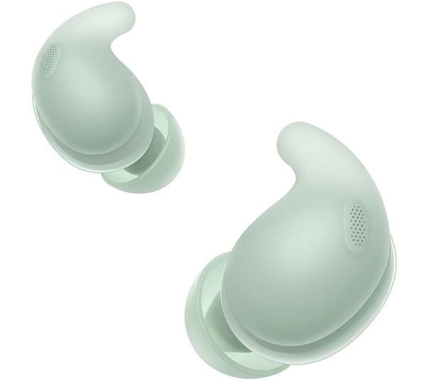 Sony LinkBuds Fit (WF-LS910N) Wireless Noise-Cancelling Earbuds - Green - Image 1
