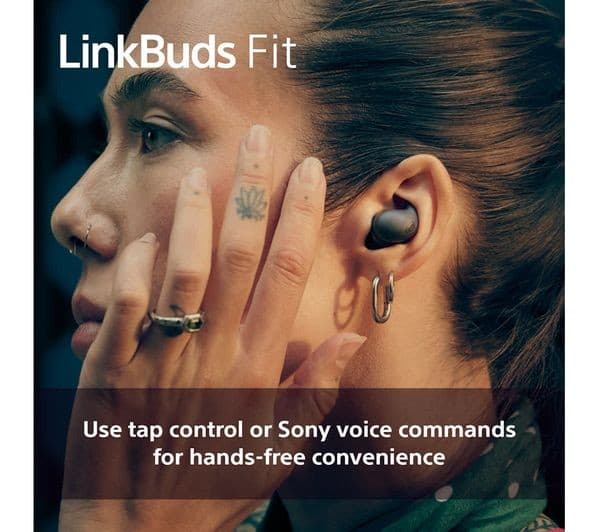 Sony LinkBuds Fit (WF-LS910N) Wireless Noise-Cancelling Earbuds - Green - Image 9