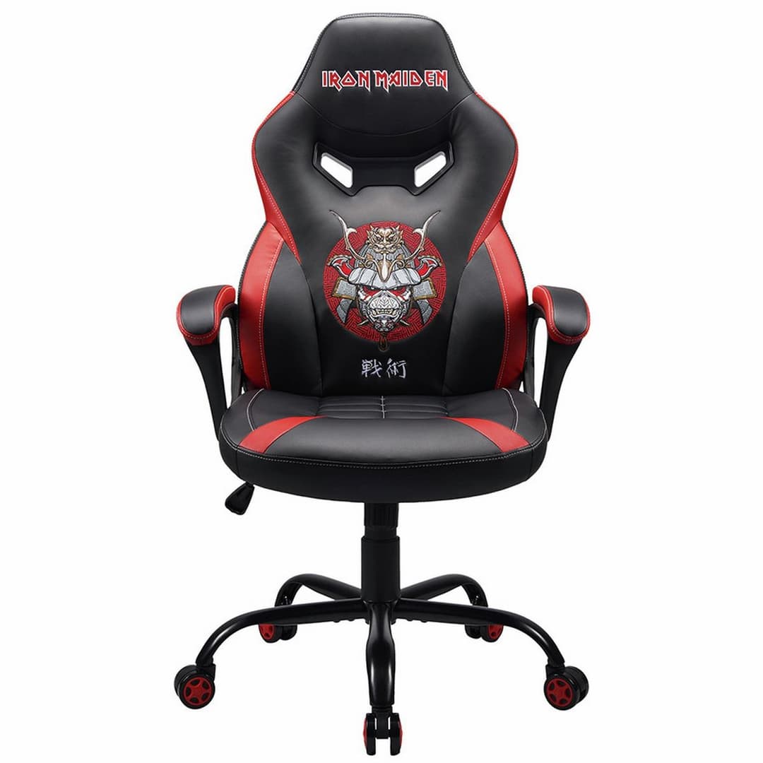 Subsonic Iron Maiden Senjutsu Junior Gaming Chair - Black and Red - Image 2
