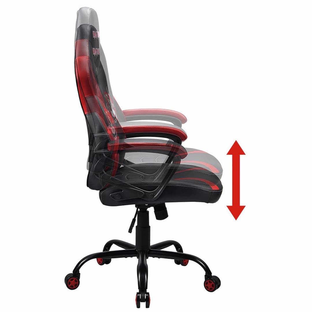 Subsonic Iron Maiden Senjutsu Junior Gaming Chair - Black and Red - Image 4