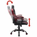 Subsonic Iron Maiden Senjutsu Junior Gaming Chair - Black and Red thumbnail 5