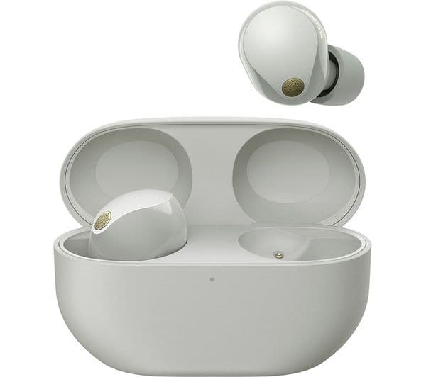 Sony WF-1000XM5 Wireless Noise Cancelling Earbuds - Silver - Image 1