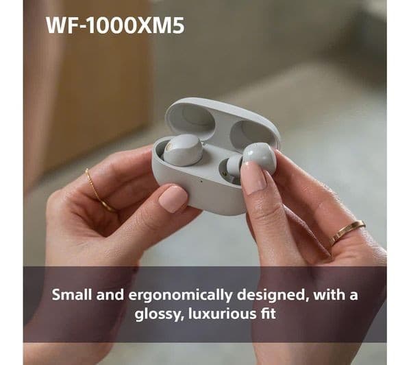 Sony WF-1000XM5 Wireless Noise Cancelling Earbuds - Silver - Image 8