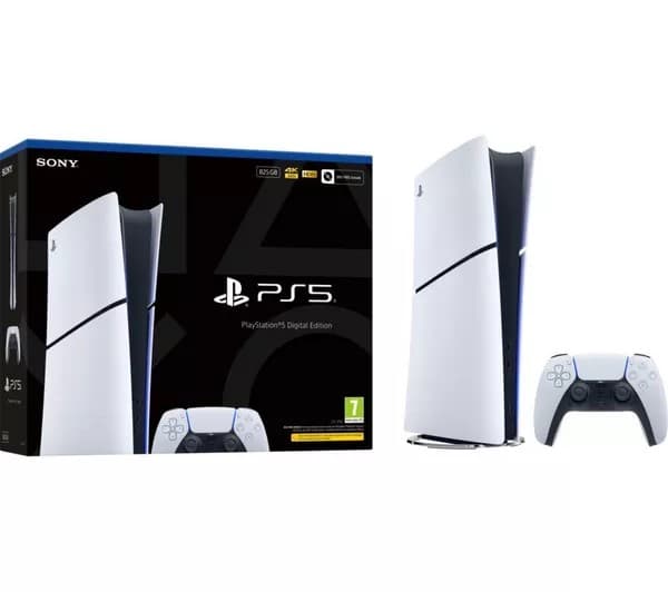 Sony PlayStation 5 Slim 825GB Digital Edition & Extra DualSense Controller Bundle - Image 6
