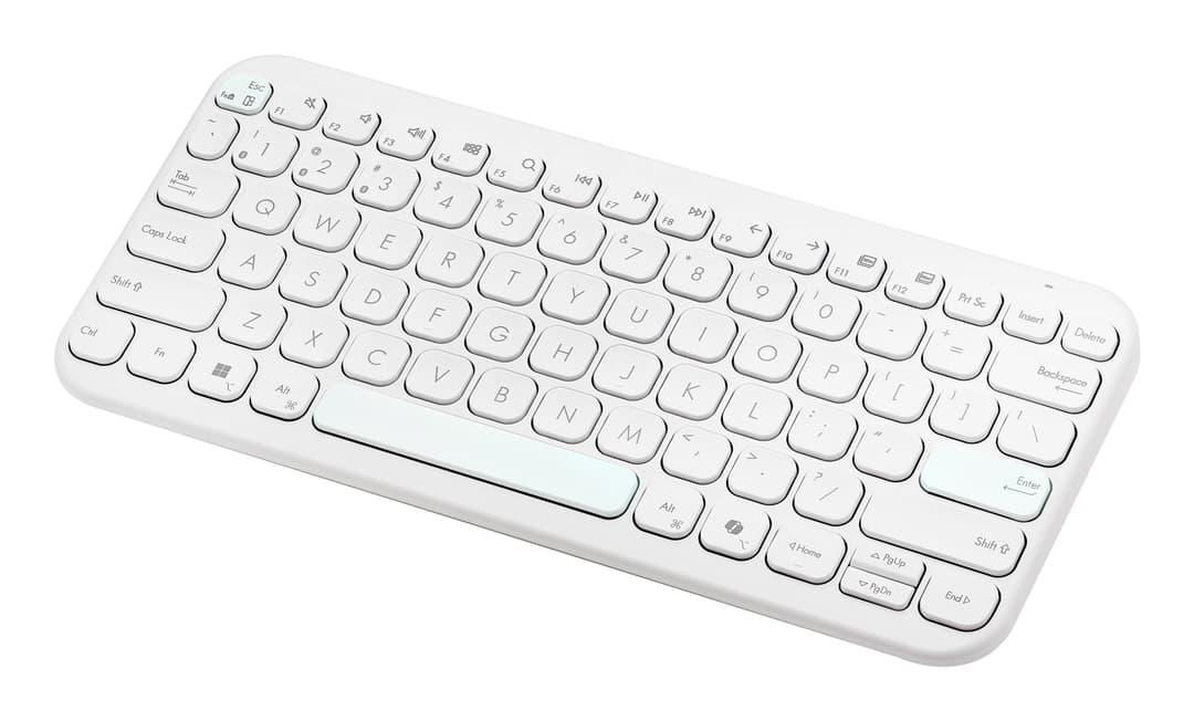 ASUS Marshmallow KW100 keyboard Home Bluetooth White - Image 2