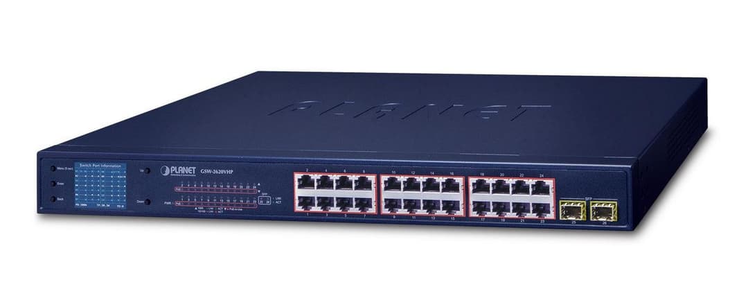 24-Port 10/100/1000T 802.3at - Image 1