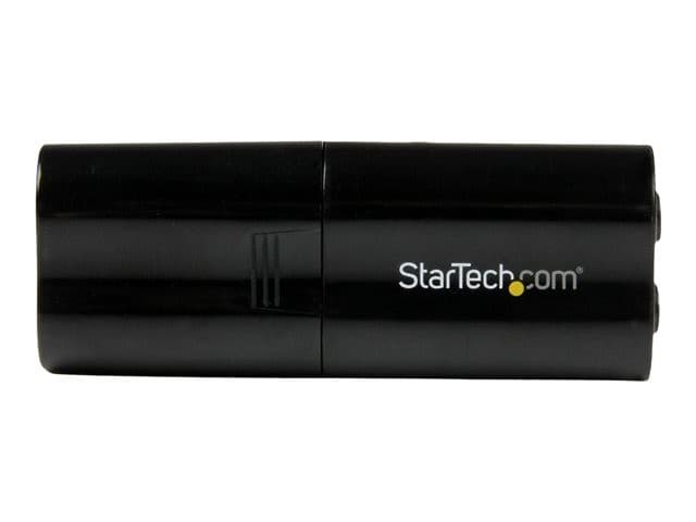 StarTech.com USB Sound Card - 3.5mm Audio Adapter - External Sound Card - Black - External Sound Card (ICUSBAUDIOB) - sound card - USB 2.0 - Image 2