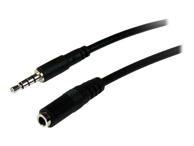 StarTech MUHSMF2M 3.5mm Extension Cable Black