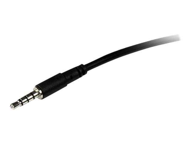 StarTech MUHSMF2M 3.5mm Extension Cable Black - Image 3