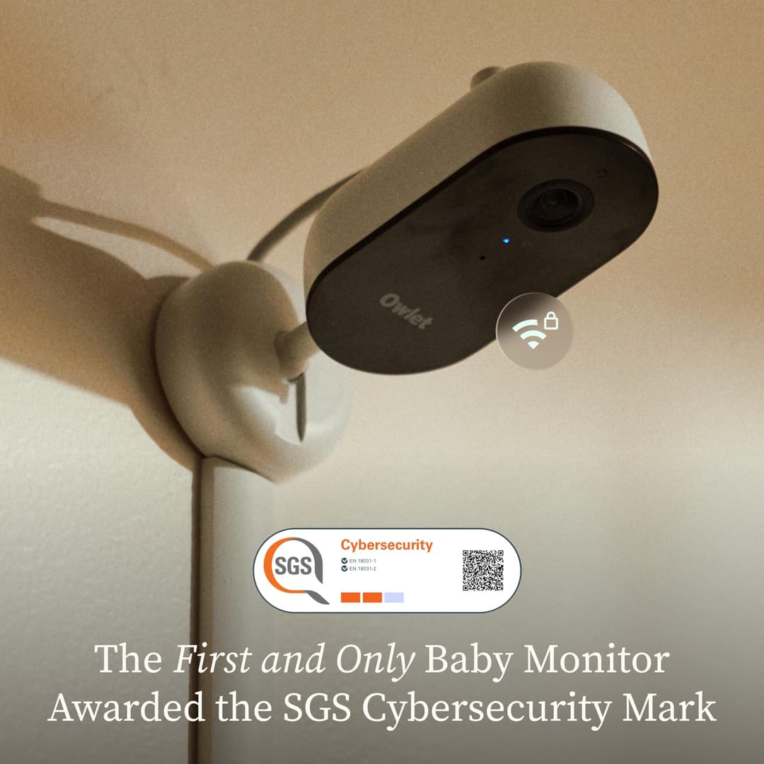 Owlet Dream Duo 3 Smart Baby Monitor System, Dream Sock + 2K HD Camera - Duo Mint - Image 6