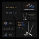 TP-LINK AXE5400 Archer TXE72E Wi-Fi 6E Network Card - Black/White thumbnail 3
