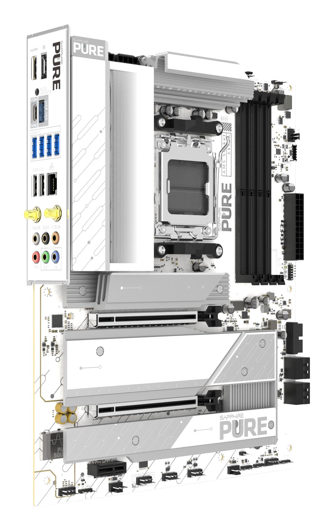 Sapphire PURE X870A WIFI 7 AMD X870 Socket AM5 ATX - Image 2