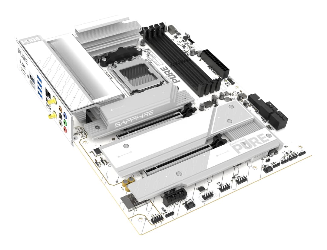 Sapphire PURE X870A WIFI 7 AMD X870 Socket AM5 ATX - Image 4