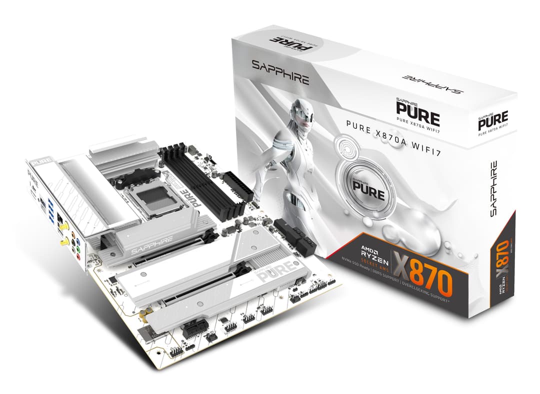 Sapphire PURE X870A WIFI 7 AMD X870 Socket AM5 ATX - Image 6