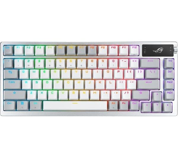 ASUS ROG Azoth Wireless Mechanical Gaming Keyboard - Moonlight White - Image 7