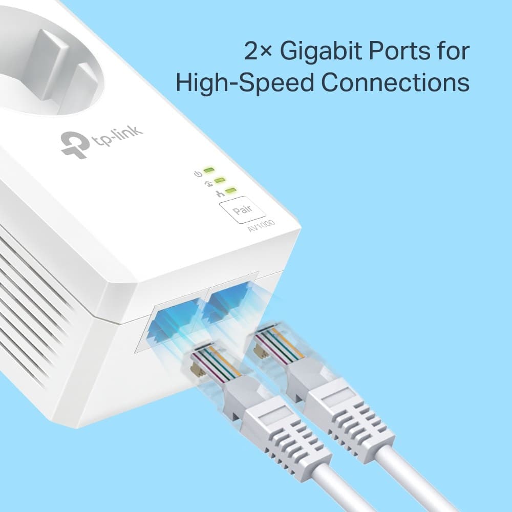 TP-Link TL-PA7027P KIT PowerLine network adapter 1000 Mbit/s Ethernet LAN White 2 pc(s) - Image 4