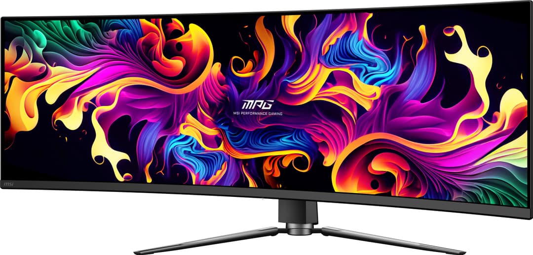 MSI MPG 491CQPX QD-OLED computer monitor 124.5 cm (49") 5120 x 1440 pixels Dual QHD Black - Image 2