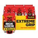 Scotch Box Lock Shipping Packaging Tape with Dispensers  Clear  1.88 in x 22.2 yds  6 Pack thumbnail 1