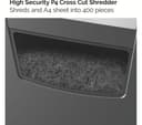 REXEL Momentum X410 Cross Cut Paper Shredder thumbnail 5