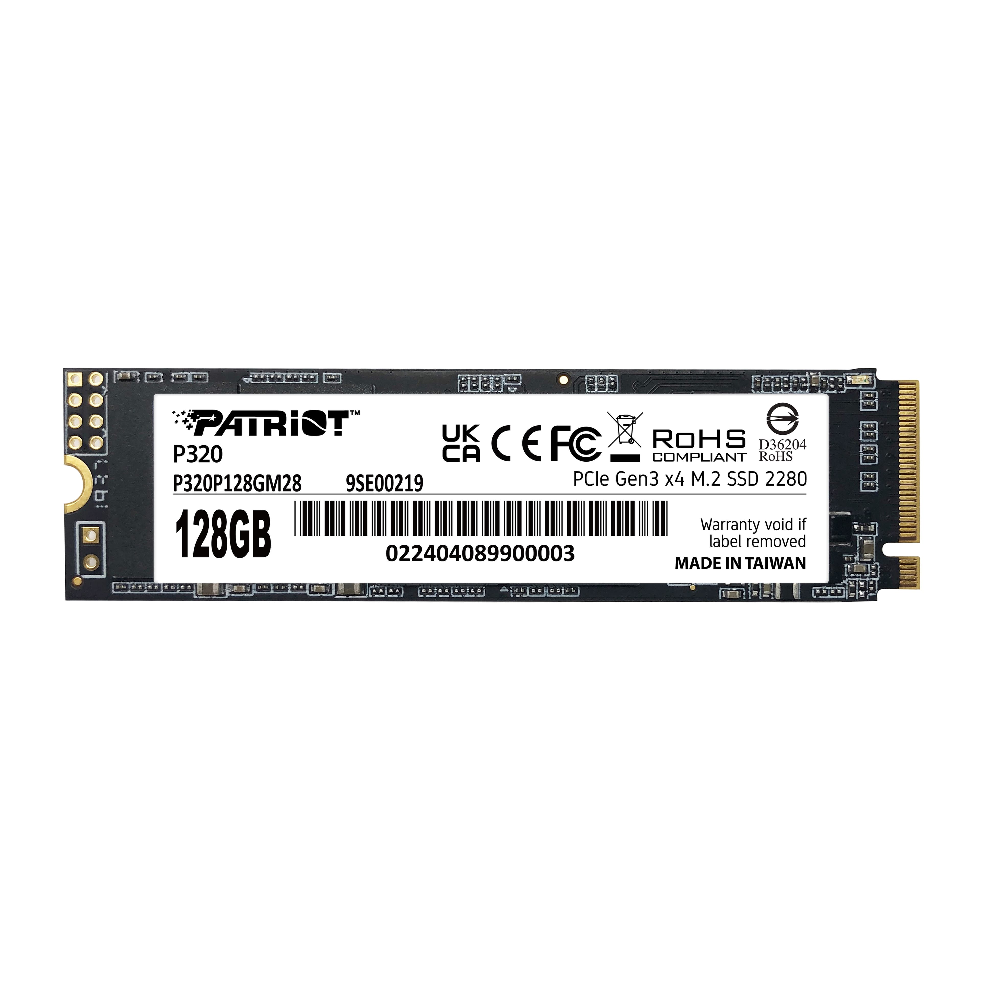 Patriot P320 M.2 2280 PCIe 3.0 NVMe SSD 128GB