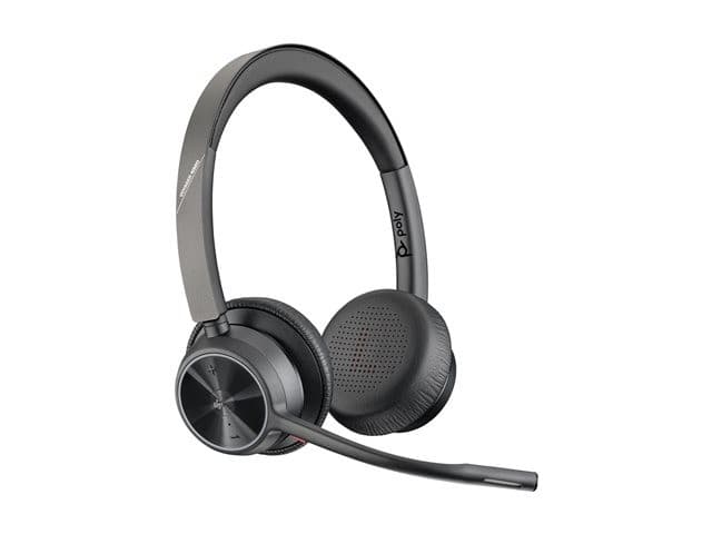 Poly Voyager 4320 Stereo Bluetooth Headset - USB-C - Microsoft Teams - With stand - Image 5