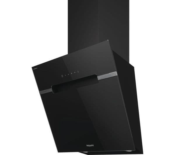 HOTPOINT DropProtect PHVS 61F LT DP K Chimney Cooker Hood - Black - Image 2