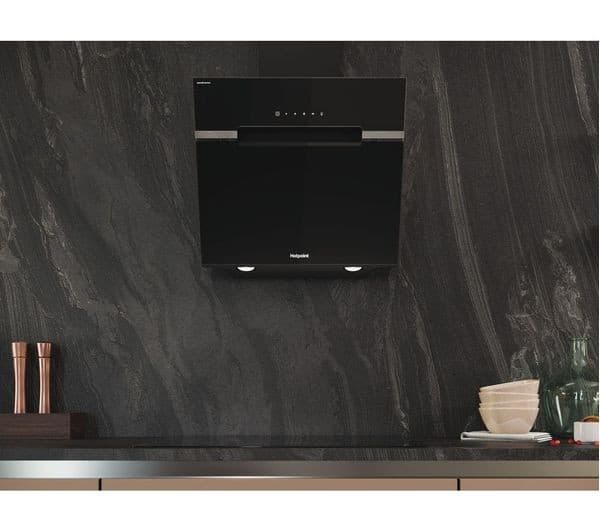 HOTPOINT DropProtect PHVS 61F LT DP K Chimney Cooker Hood - Black - Image 5