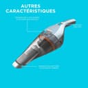 BLACK+DECKER dustbuster 7.2V Cordless Handheld Vacuum Cleaner NVC115JL-QW - Sky Blue thumbnail 8