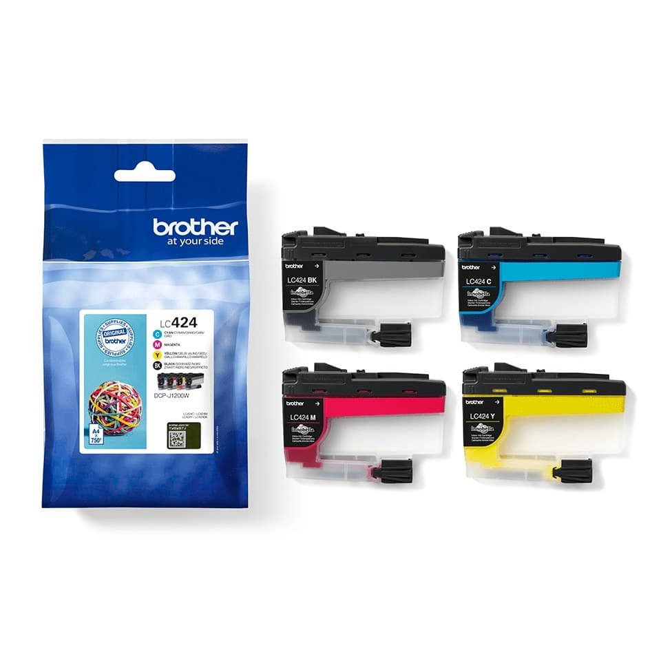 Brother LC424VAL ink cartridge 4 pc(s) Original Black, Cyan, Magenta, Yellow - Image 3