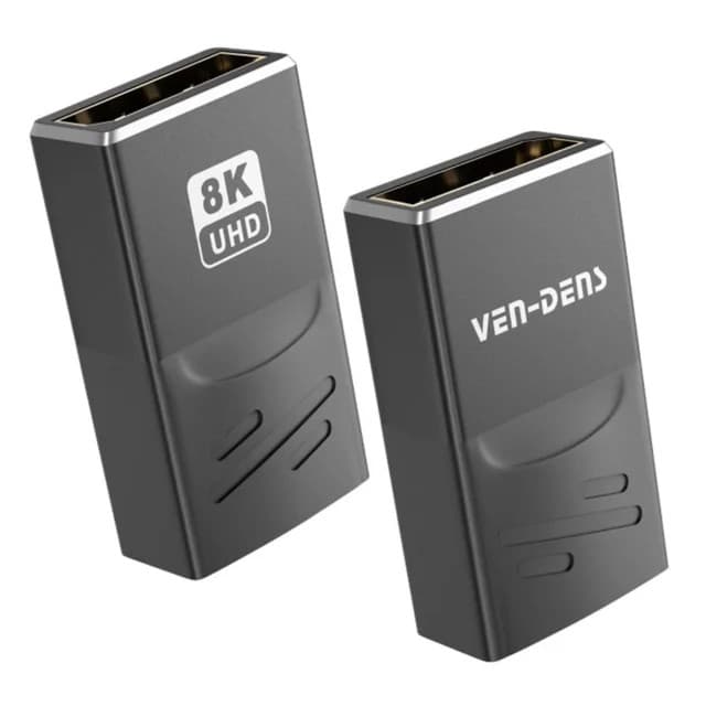 Ven-Dens 8K DisplayPort Adapter, High-Resolution & Reliable Display Extension, VD-ADP028 - Black - Image 1