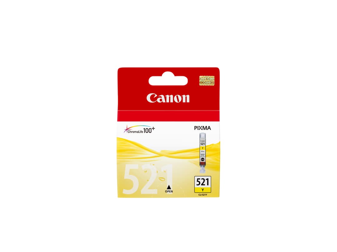 Canon CLI-521Y Yellow Ink Cartridge - Image 1
