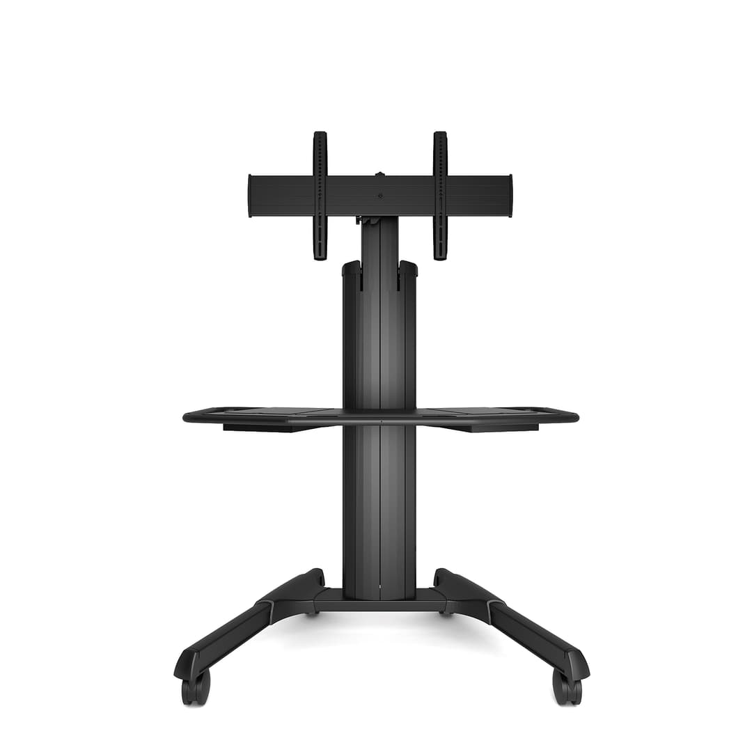 Chief LPAUB, Large Fusion® Manual Height Adjustable Mobile AV Cart - Image 1