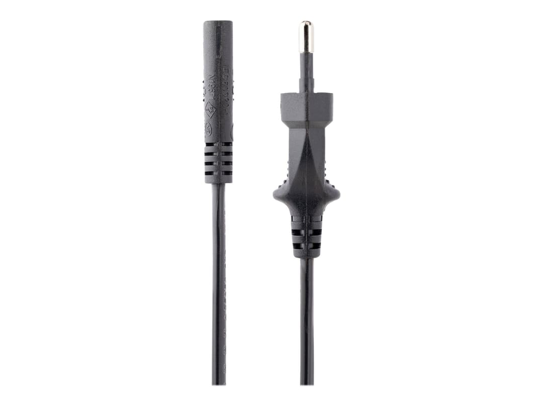 StarTech Power Cable Europlug 2m Black - Image 1