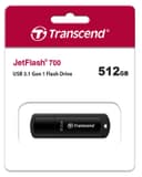 Transcend JetFlash 700 USB 3.0 Flash Drive, Black - 512GB thumbnail 3