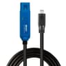 Lindy 43381 USB cable USB 3.2 Gen 1 (3.1 Gen 1) 8 m USB C USB A 5 Gbit/s Black, Blue