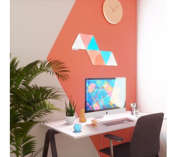 Nanoleaf Shapes Triangles Smart Light Panels Starter Kit - 9 Panels - Image 2