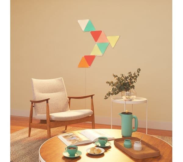 Nanoleaf Shapes Triangles Smart Light Panels Starter Kit - 9 Panels - Image 4